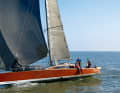 The bowsprit was integrated into the ship, so to speak. The bowsprit is concave aft and convex forward