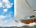 In her element. The Bill-Tripp construction type "Götz" alias "Kleine Brise" on a regatta