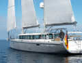 The unique design of the Berckemeyer 70 combines the advantages of a motorboat with the seaworthiness of a sailing yacht