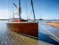 Raus aus dem Fahrwasser, rauf auf den Elbstrand: Der Tiefgang ist von 0,30 bis 2,50 Meter variabel