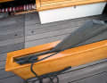Centreboard: There is a light centreboard on the "Fortuna". It is raised to drift when fishing