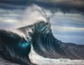 A wall of water, eerie and beautiful at the same time