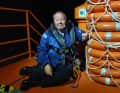 Skipper Werner Schaufelberger, 72, on the rescue cruiser