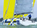 Sporty touch. Under gennaker, the boat shows a lot of sportiness and considerable performance potential. The wide stern with the flat frame and the pronounced chine edges ensure great dimensional stability