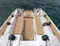 Clear structures. The simple layout with primary and secondary sheet winches on the coaming and two sheet winches on the roof is proven and popular with performance cruisers