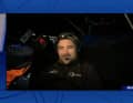 En discussion lors de l'émission de l'après-midi Vendée Globe Live : le présentateur Andi Robertson et Boris Herrmann.