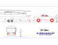 With a width of just 2.55 metres, the 1.5 tonne boat can be easily transported on the trailer.