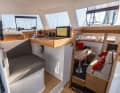 The pilothouse offers plenty of protection for the helmsman and crew on long trips. An interior helm station could also be realised here if desired.