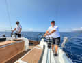 The advantages of the walkaround cockpit: barrier-free passageways and efficient work on the winches.