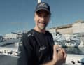 Boris Herrmann during the making of episode 3 of the series "Born to Race" in Lorien's harbour La Base.