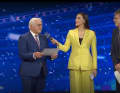 C'est ici que le président fédéral Frank-Walter Steinmeier annonce le vainqueur des élections lors de l'émission en direct de l'ARD. Il s'agit de…