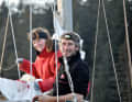 Strong sailing couple: Claudia and Jürgen Kirchberger