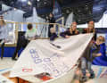 Various competitions take place at the Sailing School, including an Opti construction contest