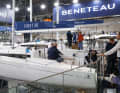 The First 30 has become the secret star at the trade fair. Many people wanted to take a look at the little runabout from Bénéteau.