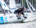 En Bundesliga, la voile continue à être pratiquée sur des bateaux de sport J/70.