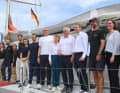 Federal President Frank-Walter Steinmeier visited the state capital for the opening of Kiel Week on 20 June 2026 and met Boris Herrmann, amongst others.