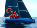 The mast is set very far aft, which allows for larger headsails.