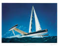 In the mid-1980s, the world's largest trimaran at the time was christened "Charles Heidsieck IV"