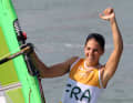 Charlie Picon durante la sua vittoria olimpica nel 2016.