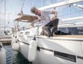 Check railing supports and bow and stern baskets