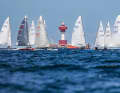 The Contenders are off and running at Kiel Week. After three races, Max Billerbeck was in a commanding lead