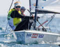 One of the German winners in the second international half of Kieler Woche: Max Billerbeck in his self-built Contender