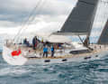 The deck behind the Traveller measures 22 square metres. Removable mouldings provide safety