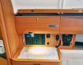 Delphia 34: The navigation system is mounted on the side of the boat from Poland. However, the swivelling seat is only useful in a calm harbour, not when the boat is underway in rough seas