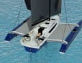 The cockpit, which is open at the rear, is another feature.