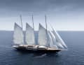 Il cantiere Oceanco ha consegnato "Koru" nel 2023 e da allora la goletta ha girato il mondo. D'inverno nei Caraibi, d'estate nel Mediterraneo.  Foto: Tom van Oossanen