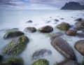 Utakleiv beach at night, Norway, Lofoten
