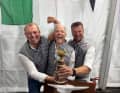 Festeggiano: Kilian Weise, Dirk Pramann e Michael Koch (da sinistra).
