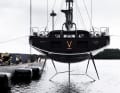 Comme les Imoca, ce cruiser de luxe est équipé de foils.