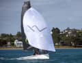 The laterally overhanging deck provides more pressure from the riding crew