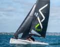 Sporty sail plan. The good one-design sails and the carbon fibre rig are included in the scope of delivery