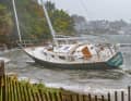 Dimanche, une violente tempête s'est abattue sur Marblehead, dans l'État du Massachusetts.