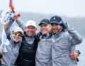 De la pluie ? Peu importe ! Ici, l'équipe du NRV célèbre le neuvième titre de champion remporté par son club depuis 2013.