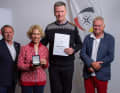 Leur voyage leur a valu la médaille d'or dans la catégorie « Côte » : Jürgen et Gundi Köhnemann.