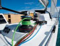 Accessible: sheets and trim lines can also be gripped by the helmsman. The handling is good