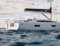 Plenty of volume. The corpulent hull shape of the Impression 45 provides plenty of space on and below deck