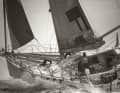 Der Rumpf von Joschkes „MACSF“ ist schon 15 Jahre alt, hat aber neue Foils. Mit diesem Boot will sie 2024 erneut zur Vendée Globe antreten
