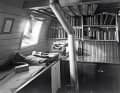 La cabine de Shackleton. Sa bibliothèque en dit long sur sa soif d'exploration.