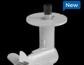 An adapter plate makes it easy to swap saildrives from Yanmar or Volvo for the pod drive from ePropulsion.