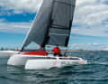 Corsair Pulse 600: A manoeuvrable and fast trimaran with good basic equipment, built in Vietnam. The boat does not have a slip cabin