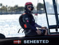 In Abu Dhabi, the programme is not what it says on the hull of the Danish team: regular helmsman Nicolai Sehested is expecting his second child in Denmark and will be represented by "wind whisperer" Nathan Outteridge