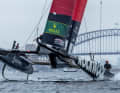 Das Rockwool Denmark SailGP Team führte das Klassement nach Tag eins in Sydney punktgleich vor Australien an