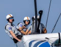 Erik Heil und sein SailGP-Team segelten vor Abu Dhabi erstmals in die Top Fünf