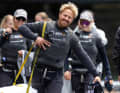 Erik Heil at the SailGP in Portsmouth.