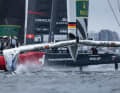 Die Teams aus Deutschland und Dänemark beim SailGP in Sydney