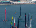 Das Germany SailGP Team by Deutsche Bank in guter Position beim SailGP-Finale in Abu Dhabi.